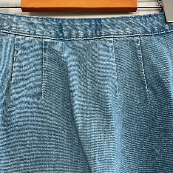 NWOT! Ann Taylor Loft Wrap Denim Jean Skirt Size 2 - Picture 8 of 13